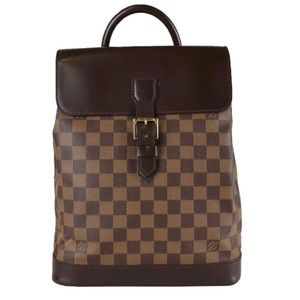 Louis Vuitton Damier Ebene Soho Backpack.